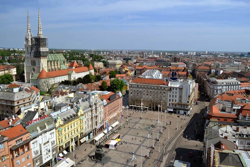 Place Ban Jelačić à Zagreb