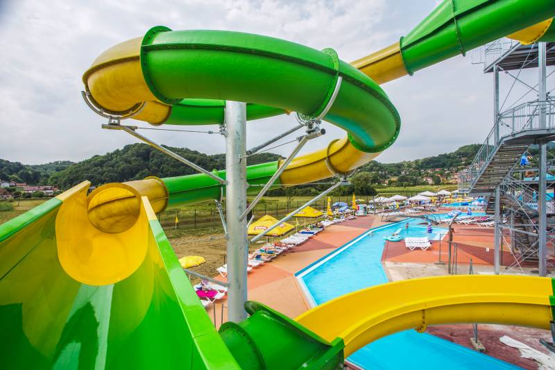 Terme Tuhelj, tobogan