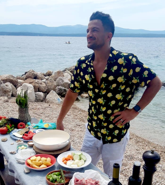 Britanska TV zvijezda Peter Andre u gastronomskoj pustolovini na Braču