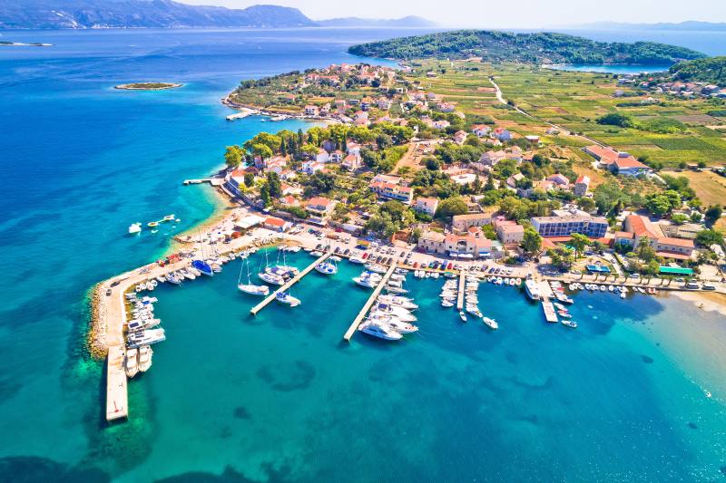 Lumbarda – localité charmante de l’île de Korčula