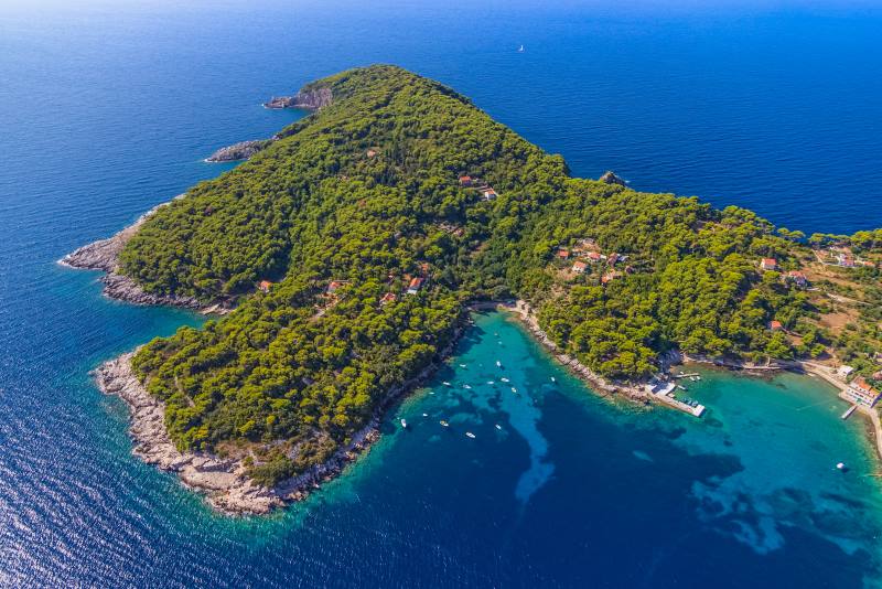 Isole Elafiti - magnifico arcipelago “dei cervi” vicino a Dubrovnik
