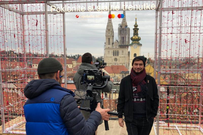 Popularna ruska glazbena televizija MUZ TV snima čarobni adventski ugođaj glavnog grada Hrvatske