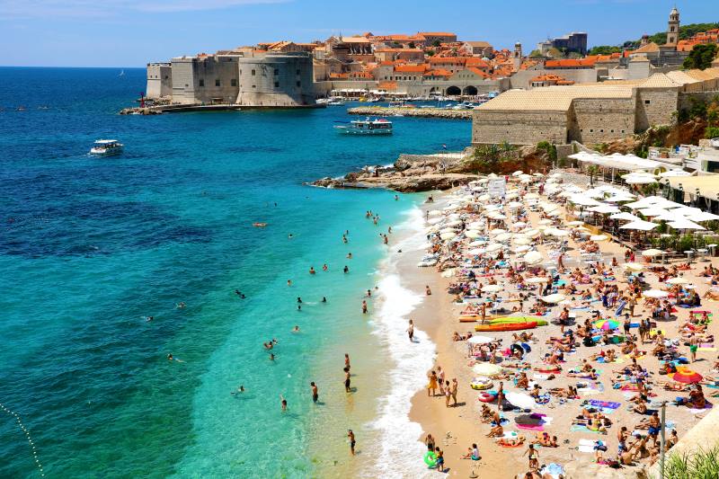Dubrovnik - plaža Banje