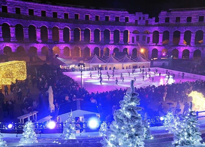 Arena u Puli – jedno od najljepših adventskih mjesta u Hrvatskoj