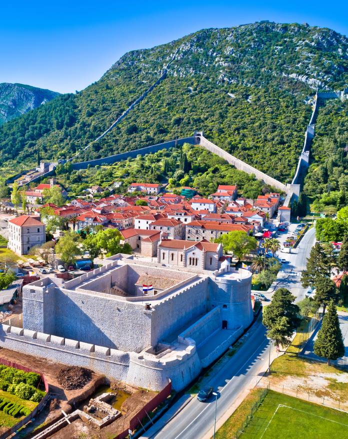 Le mura di Ston - le più lunghe e conservate nell’Europa