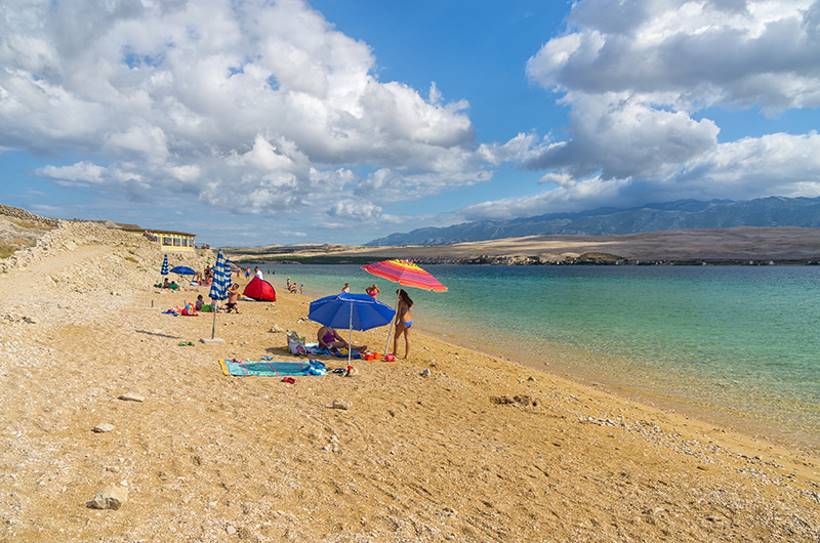 Le più belle spiagge dell’isola di Pag