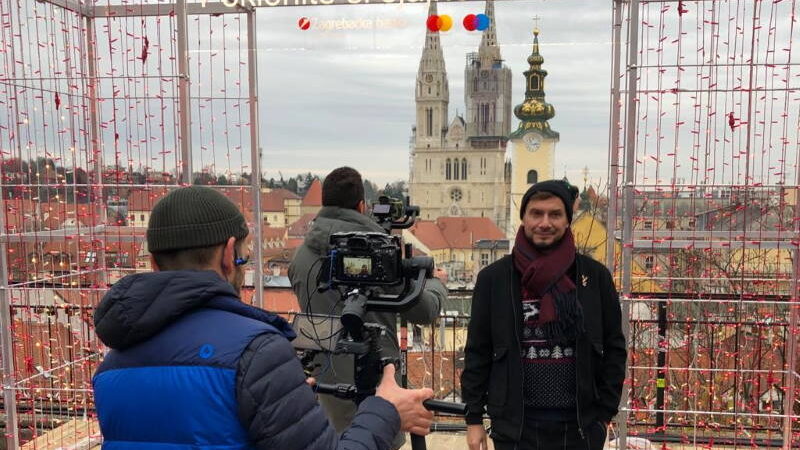 Popularna ruska glazbena televizija MUZ TV snima čarobni adventski ugođaj glavnog grada Hrvatske