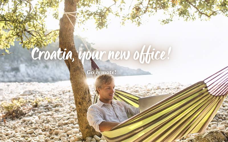 CNTB launched a new digital nomads campaign - "Croatia, your new office!"