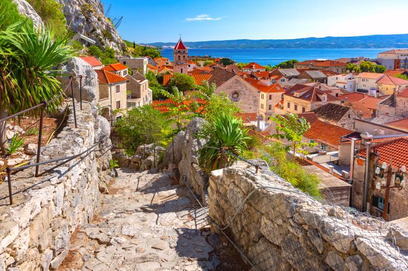 Omiš - a famous port that offers many interesting sights