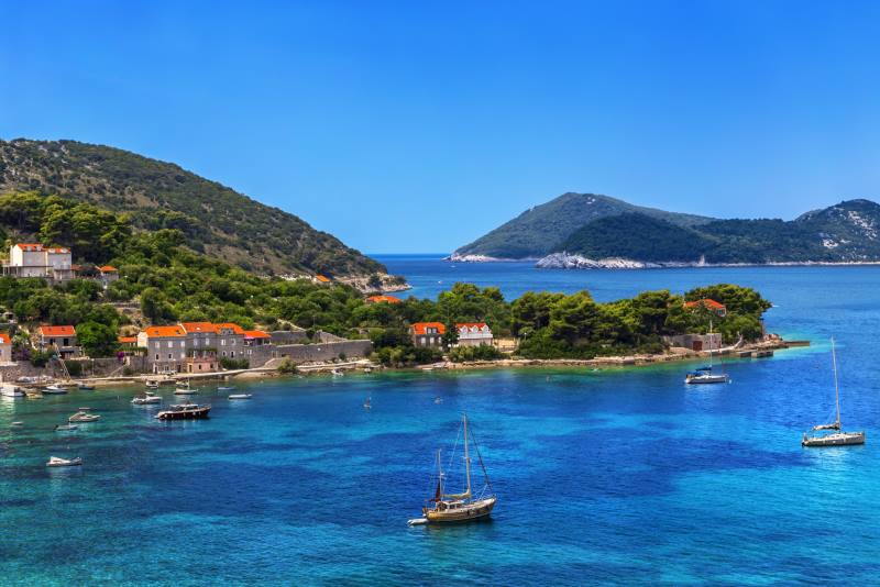 Isole Elafiti - magnifico arcipelago “dei cervi” vicino a Dubrovnik