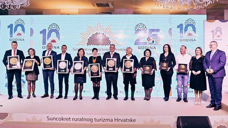 VRIJEDNA PRIZNANJA: Dodijeljene nagrade Suncokret ruralnog turizma Hrvatske